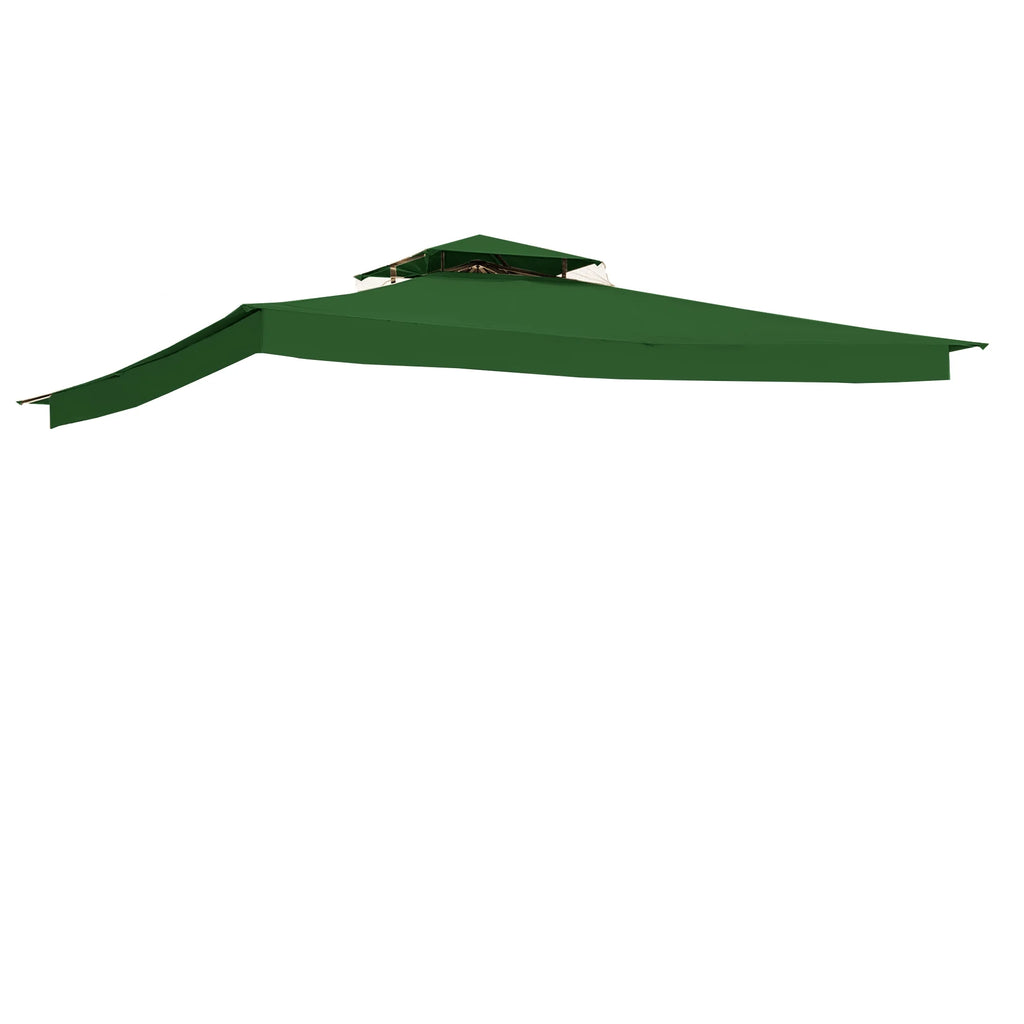 Green 10 x 12 Replacement Canopy Top Cover for Gazebo U5147