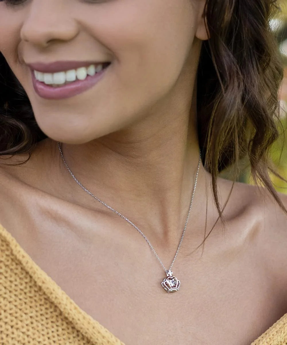 Wife Crown Pendant Necklace S371654