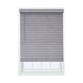 Cordless Gray Faux Wood Room Darkening Horizontal Blinds B339821