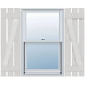 Rustic Faux Wood Shutters E56694