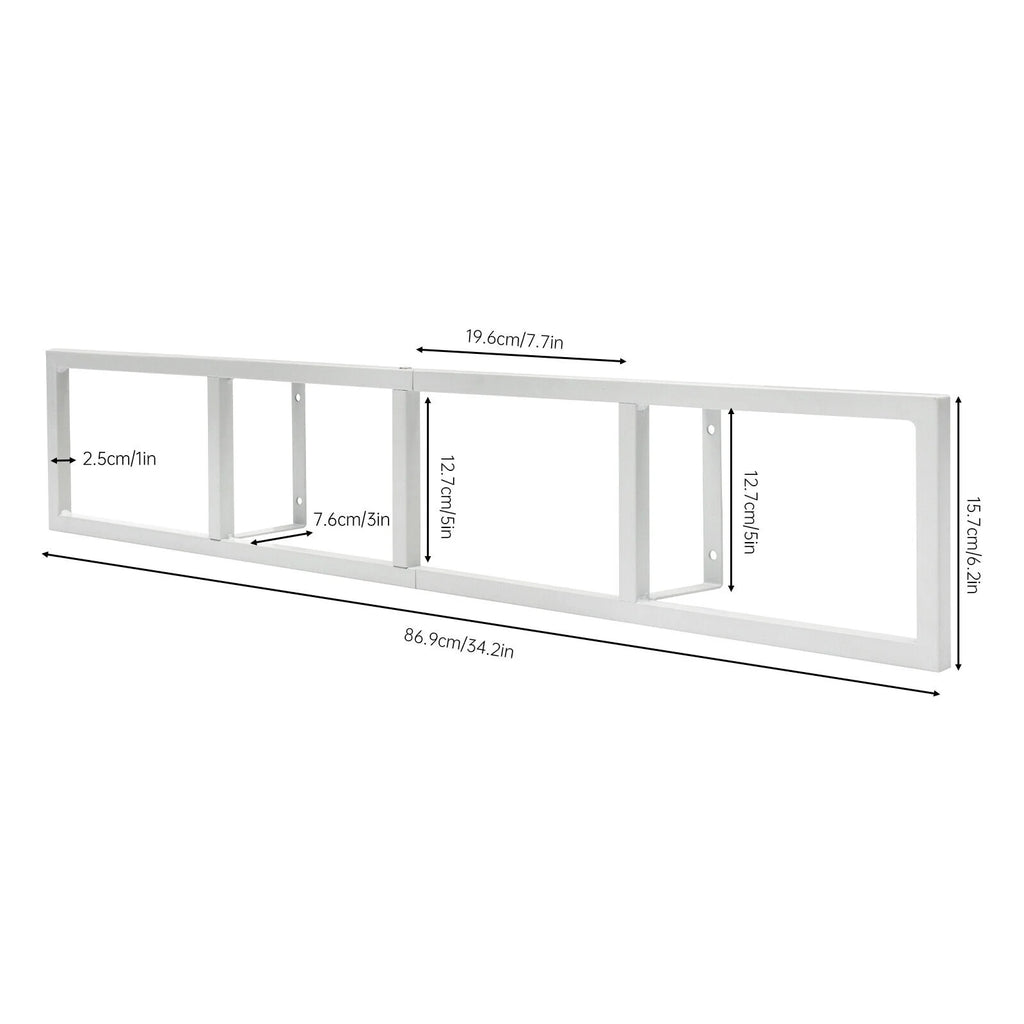 Metal Wall Mount CD DVD Media Storage Rack T707837