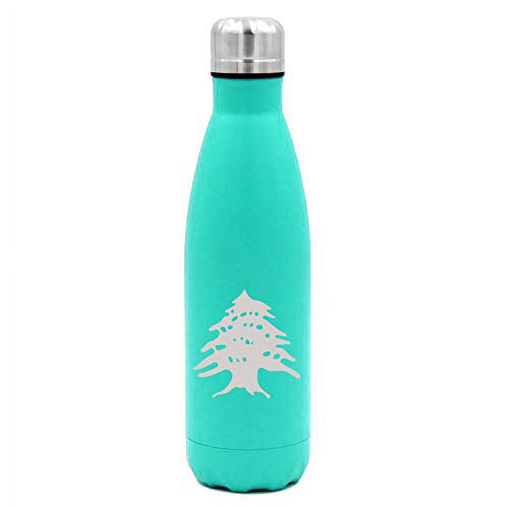 17 oz. Double Wall Vacuum Insulated Stainless Steel Water Bottle Travel Mug Cup U752206