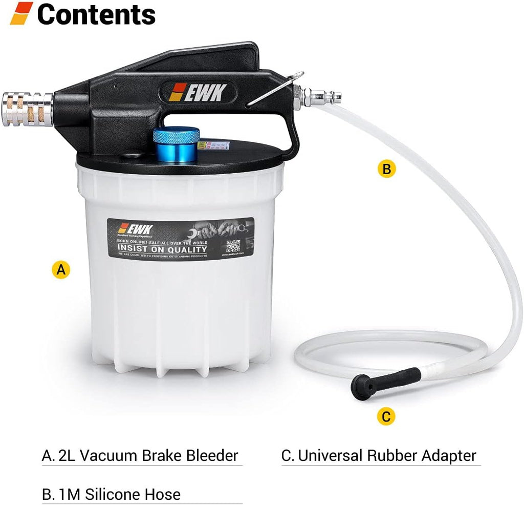 Pneumatic Vacuum Brake Bleeder Fluid Pump with Bleeding Hose N831446