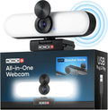Full HD Webcam with Microphone, Speaker & LED Light, USB, Pack of 2 Y417419
