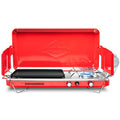 2-in-1 Gas Camping Stove and Griddle with Integrated Igniter Z71304