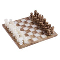 Brown Chess Board Game R25396