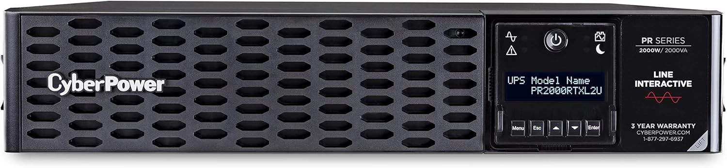 1500VA/1500W 8 Outlets 2U Rack/Tower UPS System L479493
