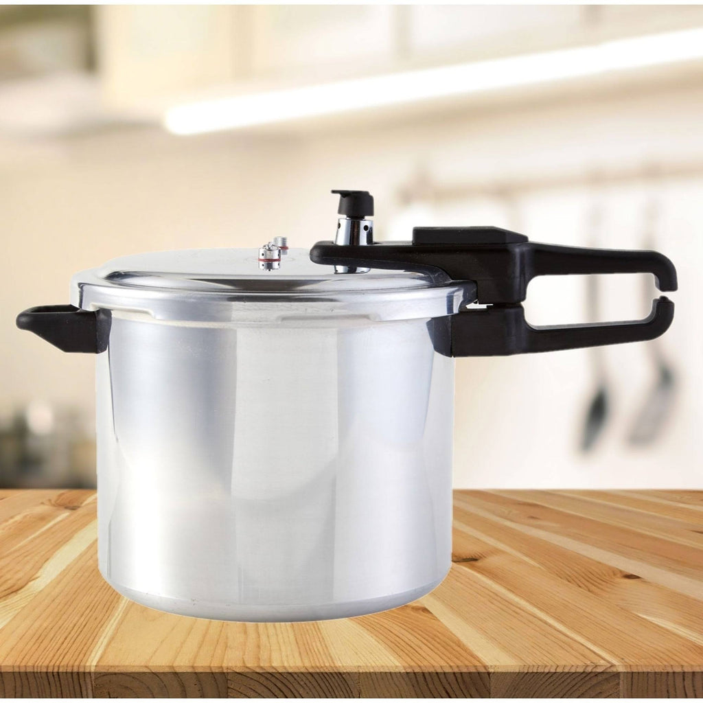 9 Quart Aluminum Pressure Cooker with Safety Lid U97144