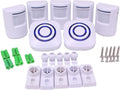 Wireless Infrared Motion Sensor Door Alarm with LED Indicators, Pack of 2 Q624
