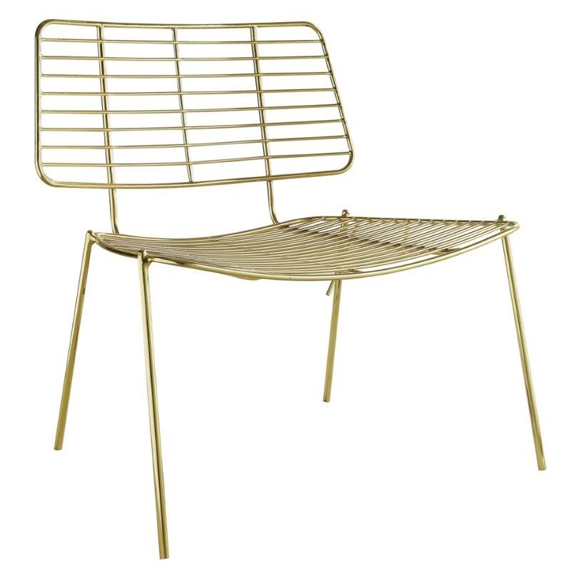 Gold Accent Chair Set of 2 N50566