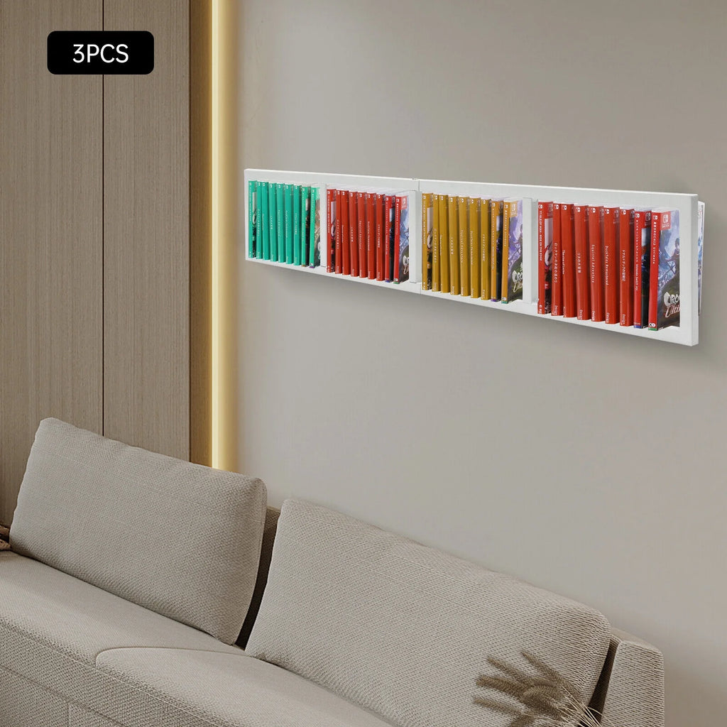 Metal Wall Mount CD DVD Media Storage Rack T707837
