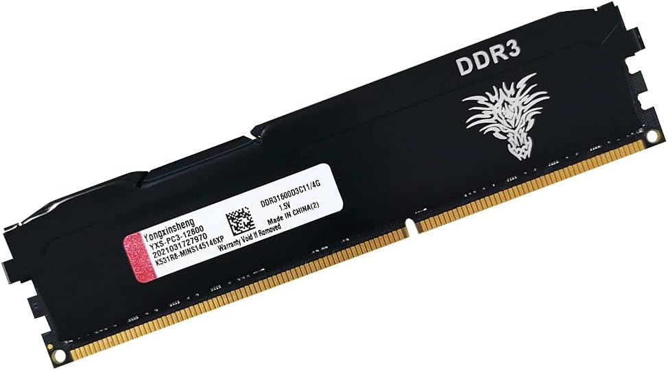 DDR3 8GBx2 (16GB Kit) 1600MHz UDIMM RAM PC3-12800U CL11 240 Pins 1.5V Non-ECC Unbuffered Desktop Memory X934008