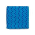 Blue Microfiber Cleaning Cloths, 16 x 16, 12/Carton Z67413