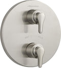 Matte Black 2-Handle Thermostatic Valve Trim Kit C30277