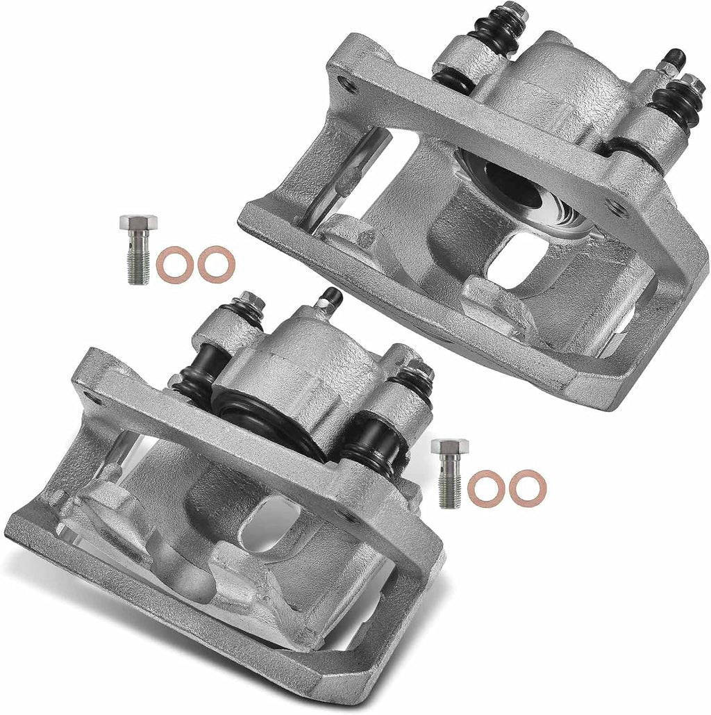 Disc Brake Caliper Assembly with Bracket Rear Left and Right 2-PC X775
