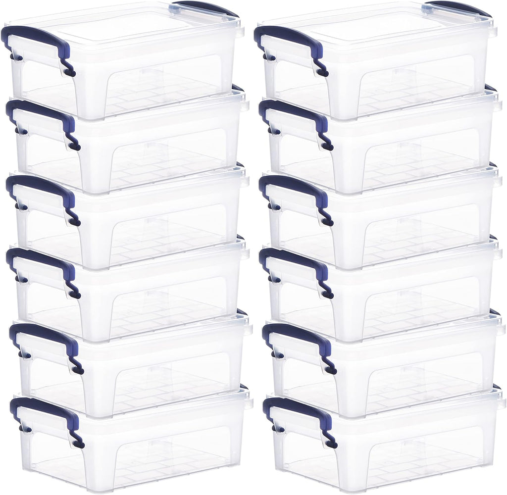 Clear Plastic Storage Bins with Lids N18741