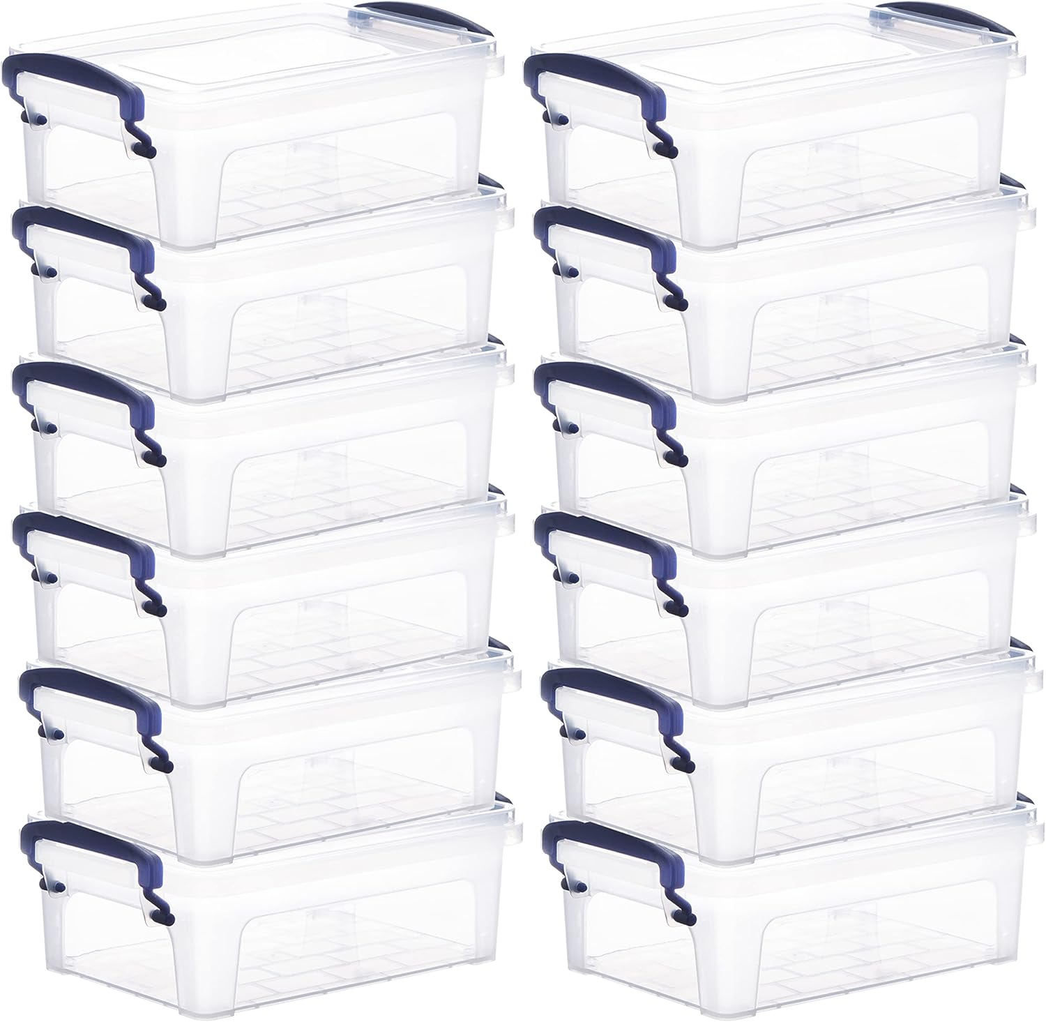 Clear Plastic Storage Bins with Lids N18741
