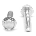 Hex Washer Head Thread Cutting Screw, #10-24 x 3/4, Low Carbon Steel Zinc Plated, Pk 5000 F78003