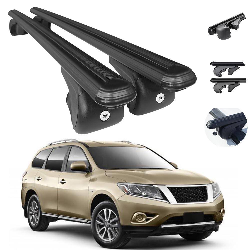 Black Roof Rack Cross Bar Carrier D697
