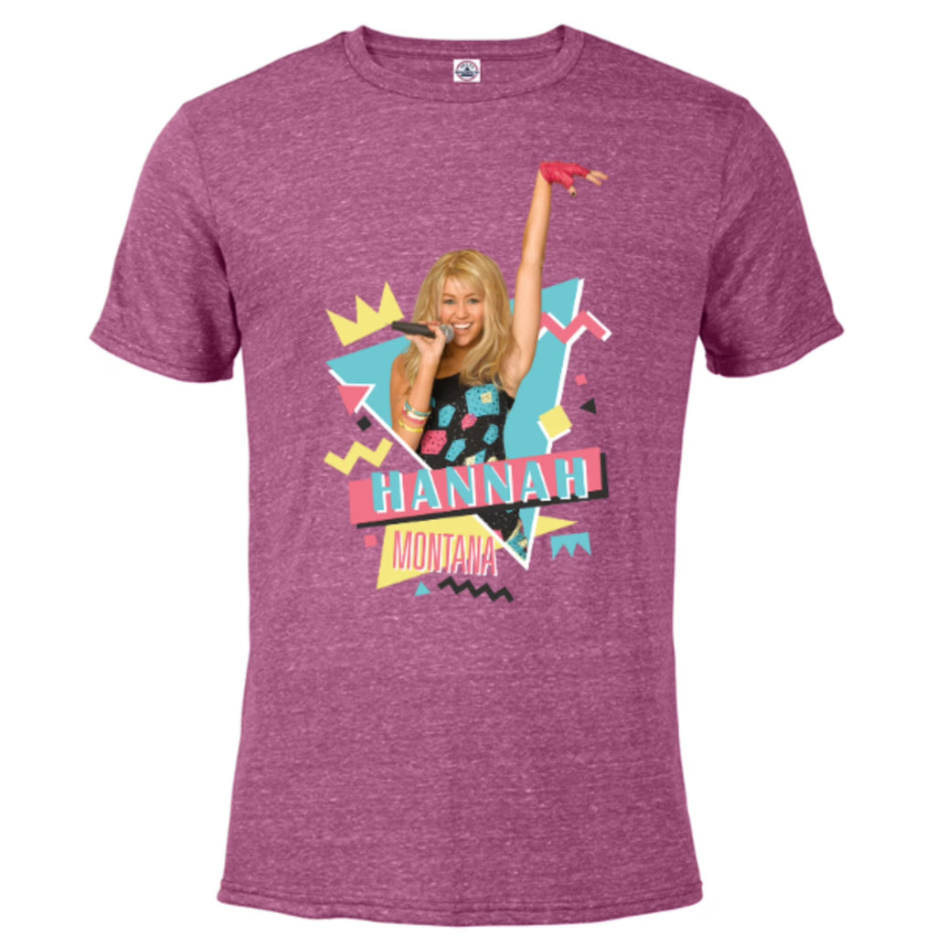 Berry Snow Heather Short Sleeve Blended T-Shirt J5488