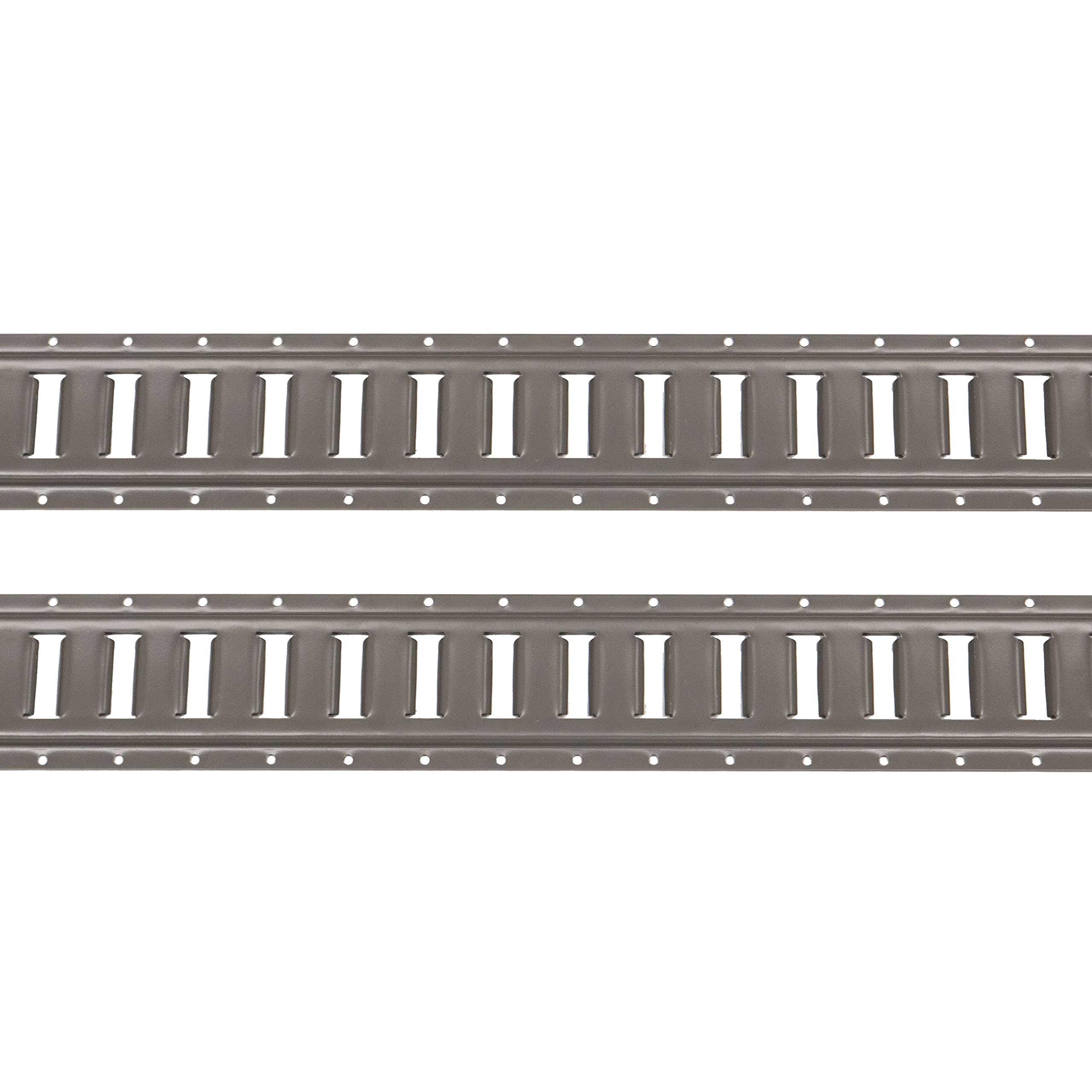 5' Painted Gray Horizontal E-Track - 2 Pack Y63426