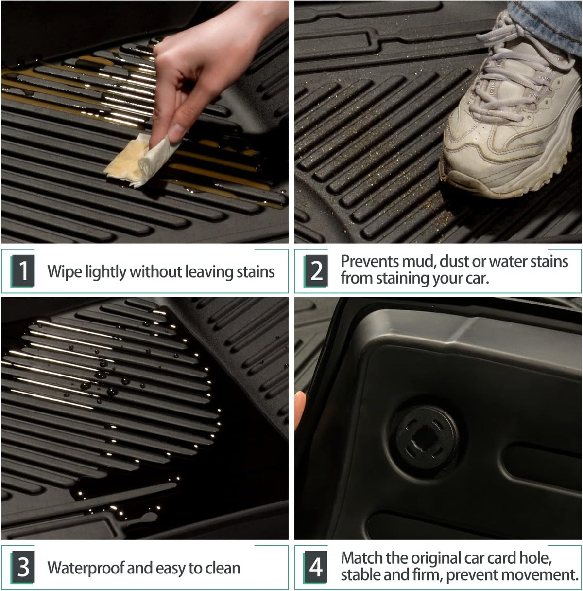 All Weather Floor Liners for Bronco Sport 2021 2022 Models G409995