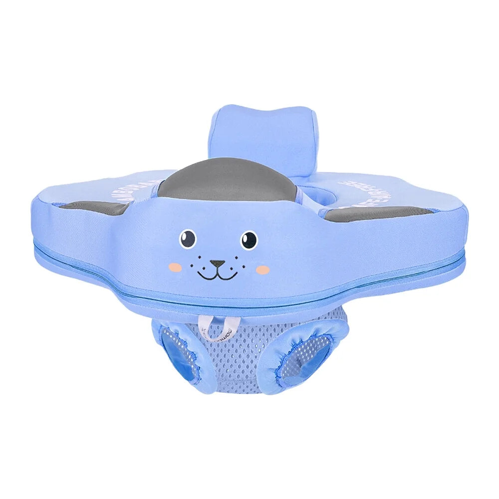 Non-Inflatable Pool Seat Float Swimming Ring with Safety Seat P5145