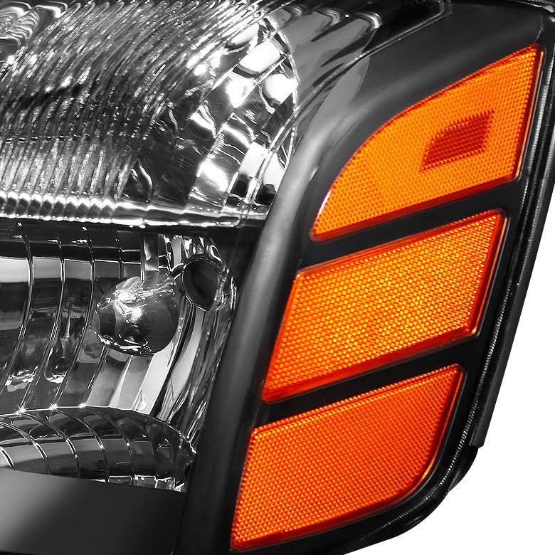 Smoked Amber Head Lights Set R5922