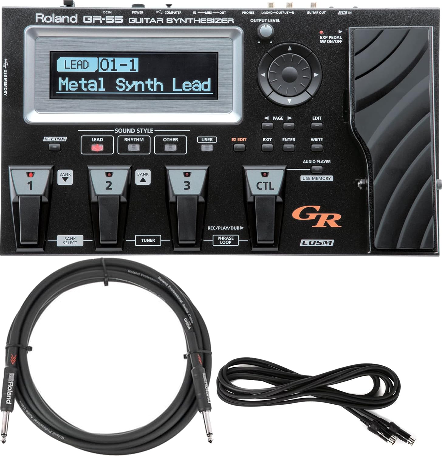 Guitar Synthesizer Bundle with 13-Pin Cable and Instrument Cable I998