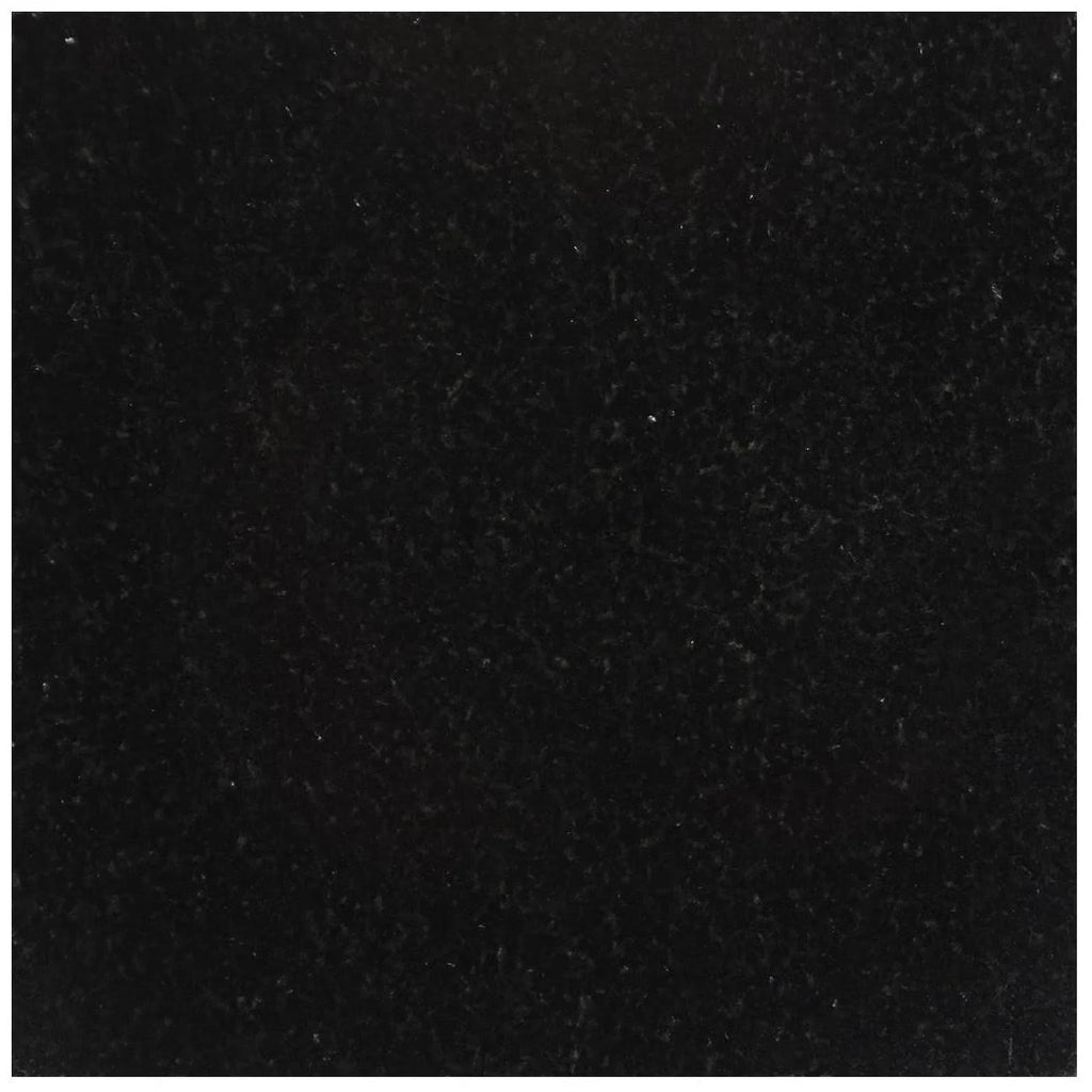 Black Granite Vanity Top 25 in x 22 in with Backsplash 4 in Spread U573
