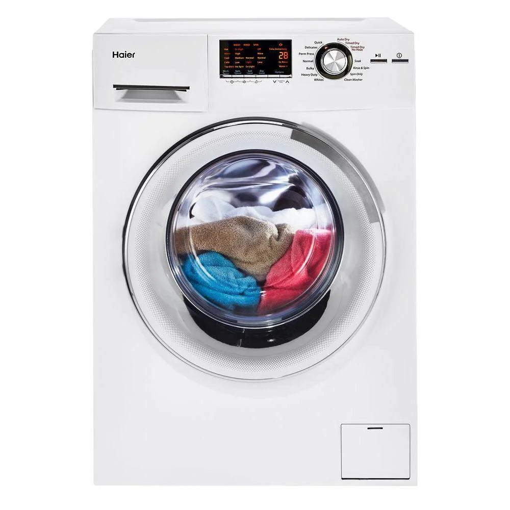 White Front Load Washer And Dryer Combination J960872