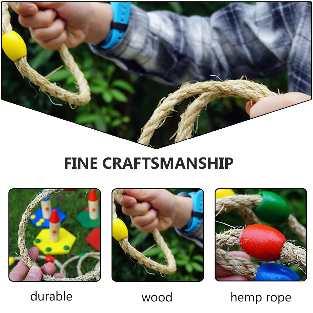 10 PCS Ring Toss Blocks Playthings T954800