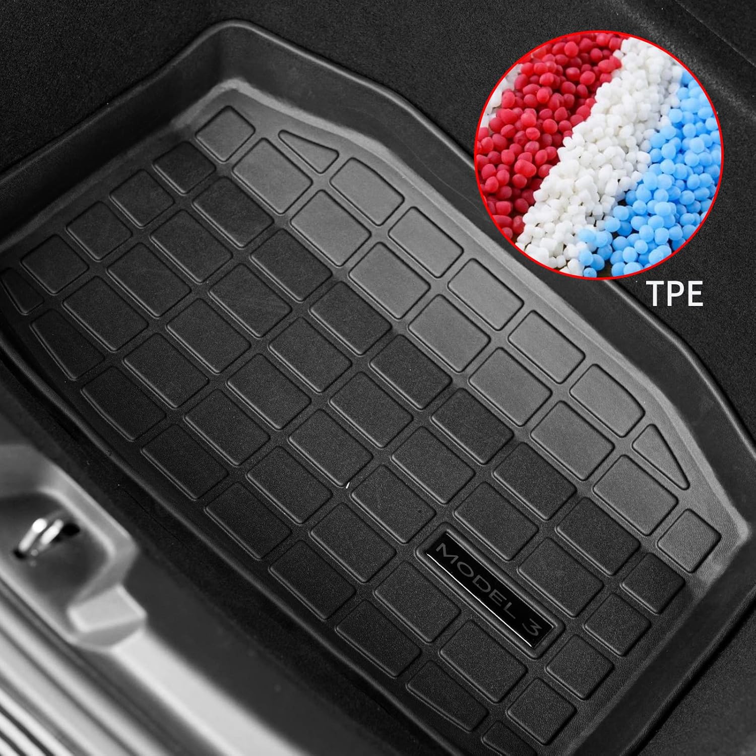 Set of 3 TPE Cargo Liners for Tesla Model 3 P52578