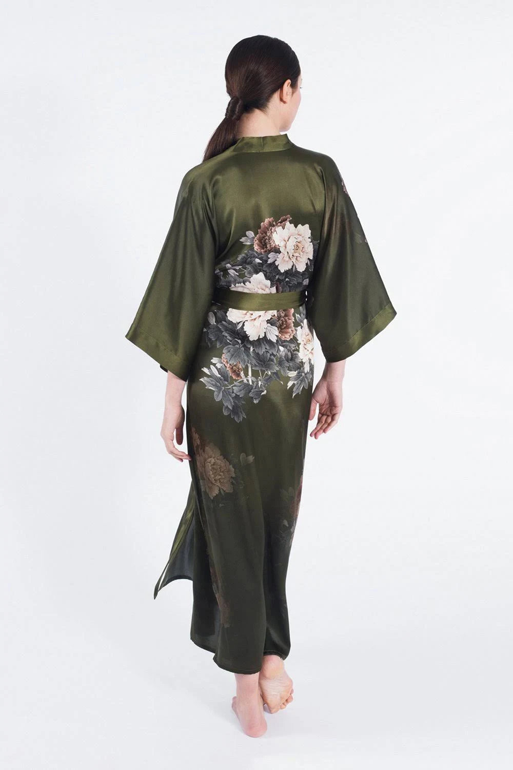 Silk Kimono Robe U9936