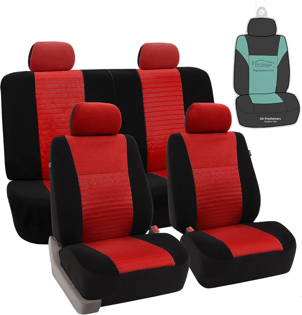 Blue/Black Full Set Car Seat Covers A4072