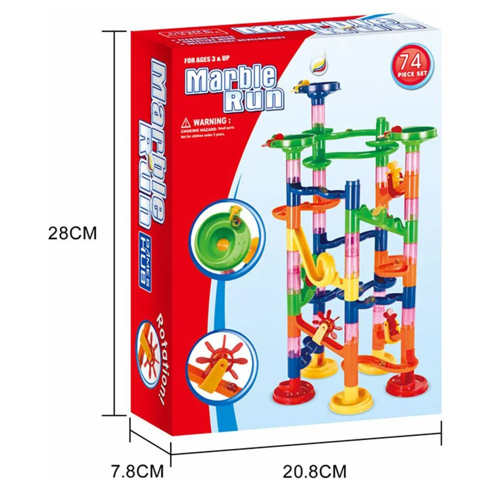 74 Piece Marble Run Coaster Maze Toy T961061