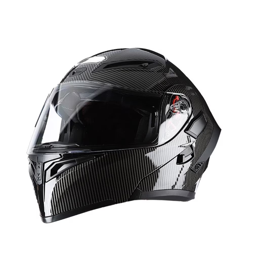 Dual Visor Flip Full Face Motorcycle Helmet XL H7350