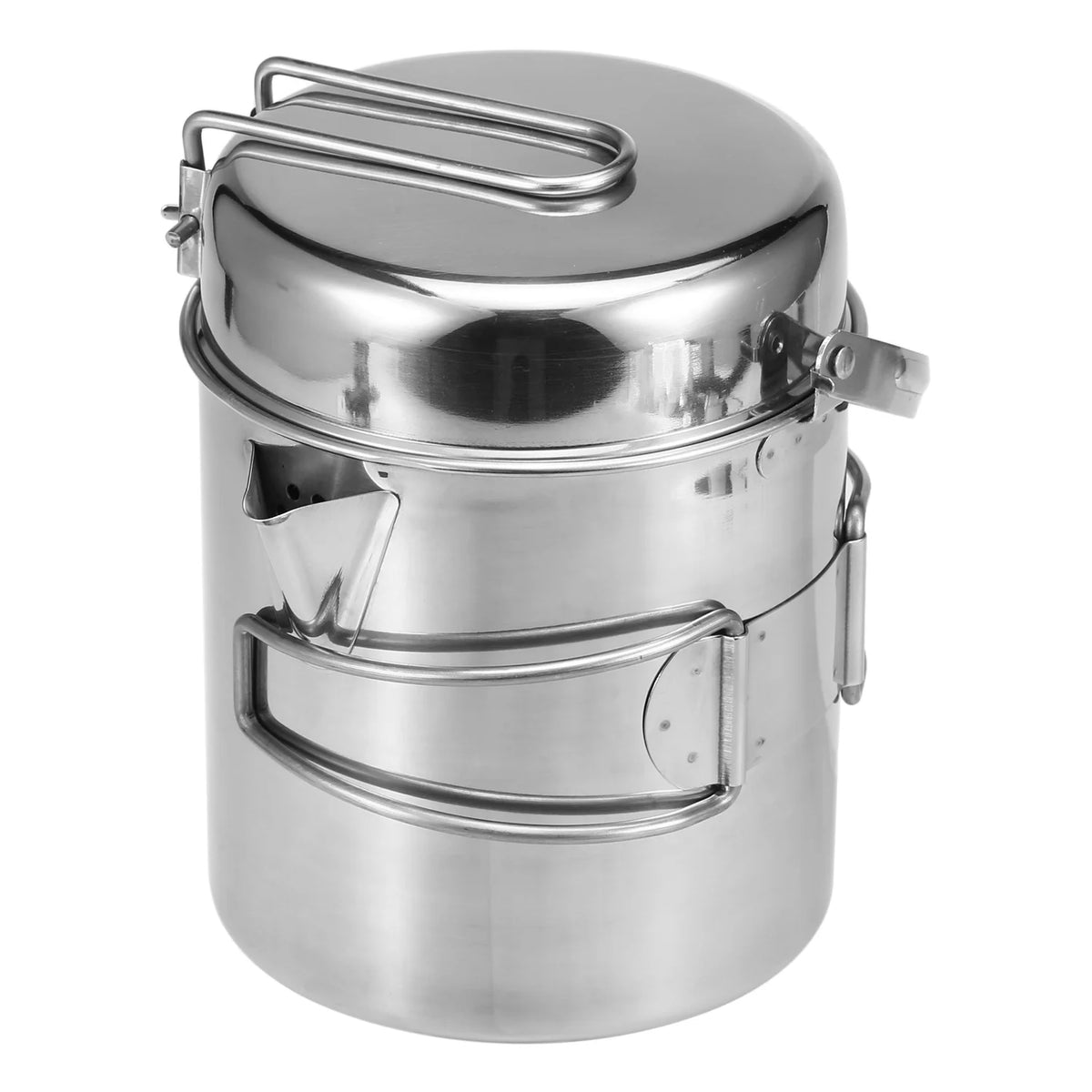 1L Stainless Steel Cooking Kettle with Foldable Handle E18560