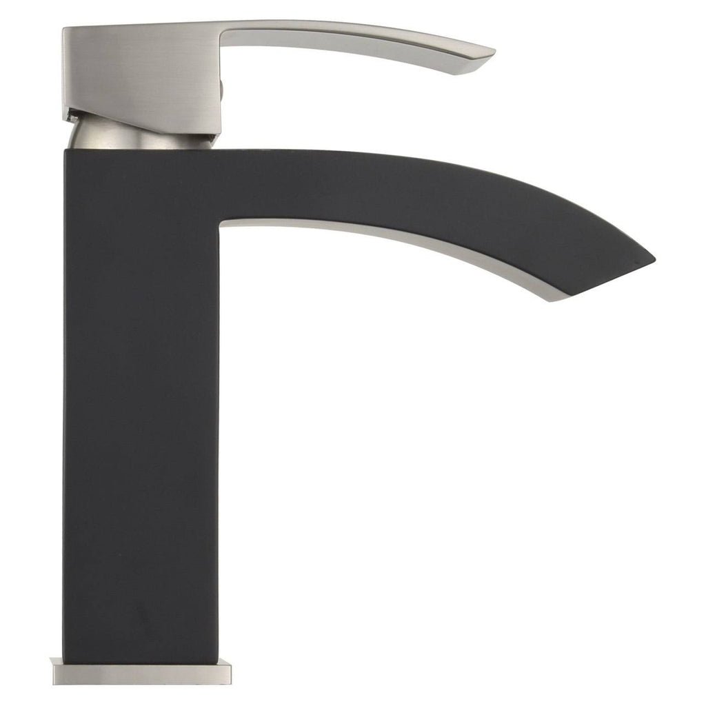 Brushed Gold Single Hole Bathroom Faucet Q192