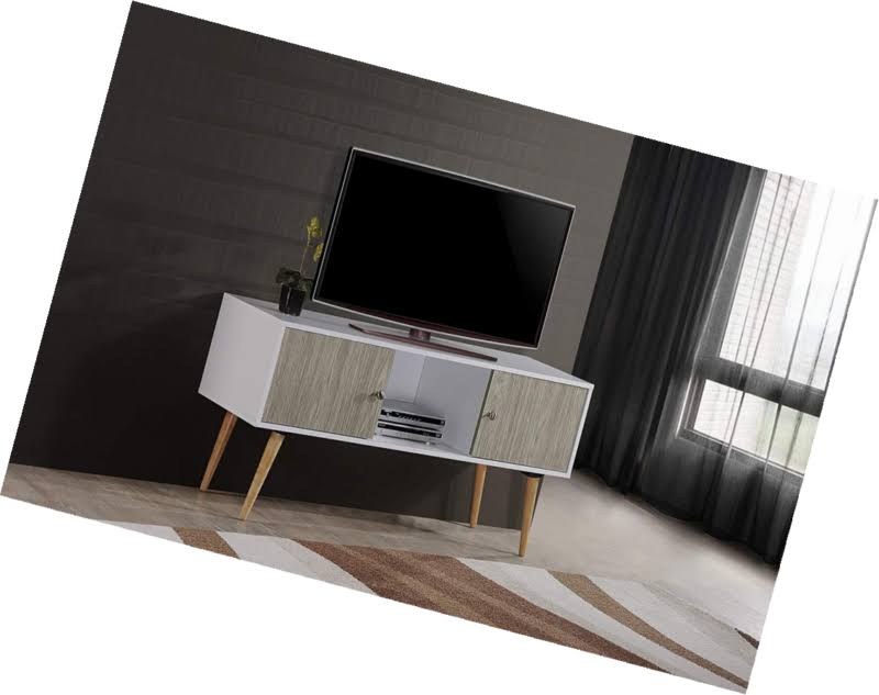 White/Grey Retro Entertainment Unit L595