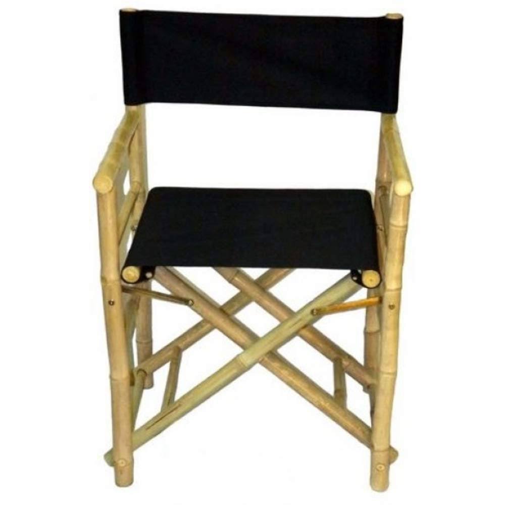 Black Bamboo Director Chairs (Set of 2) A148