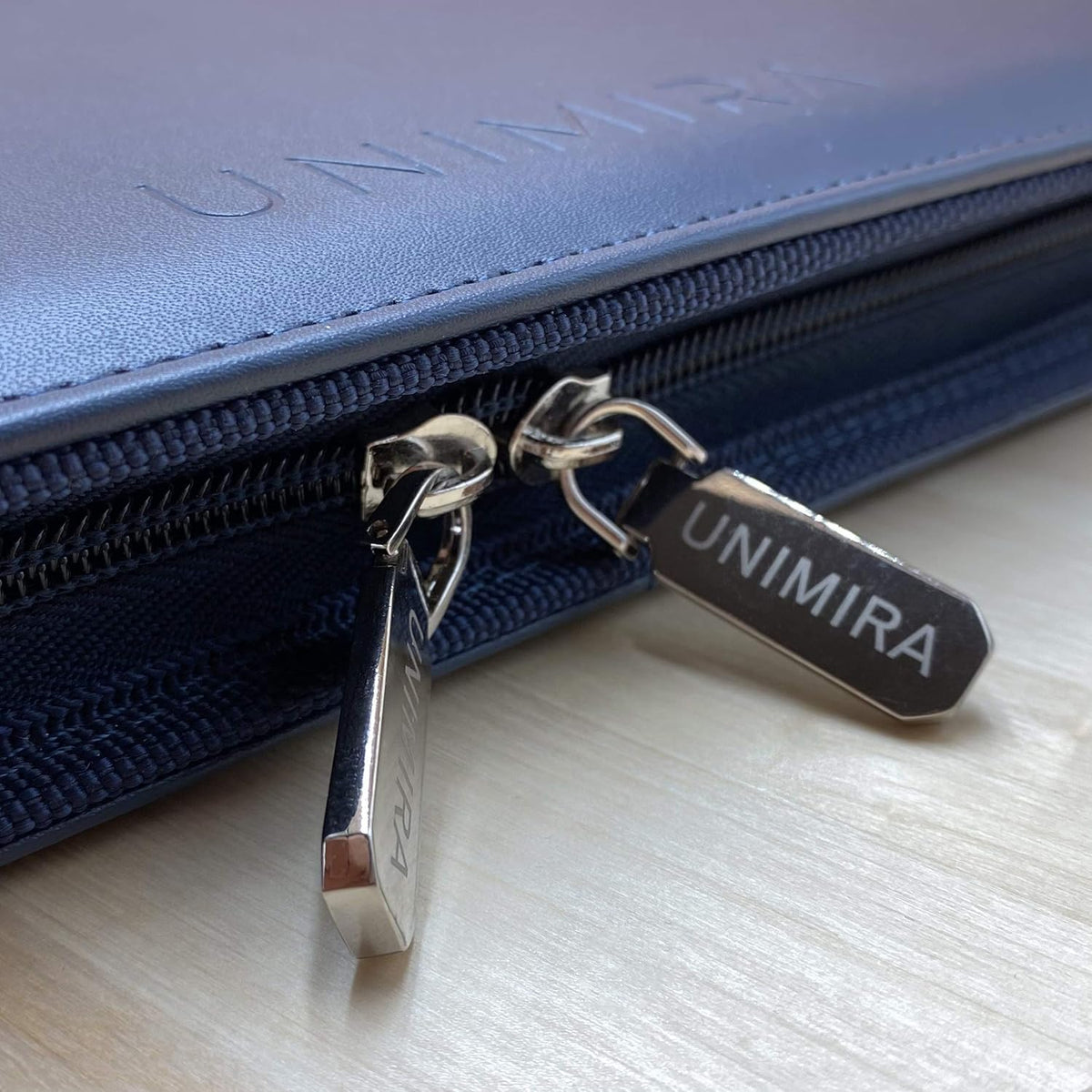 Navy Blue Leather Portfolio Padfolio N53762