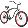 Matte Black Single Speed Beach Cruiser Bicycle N306