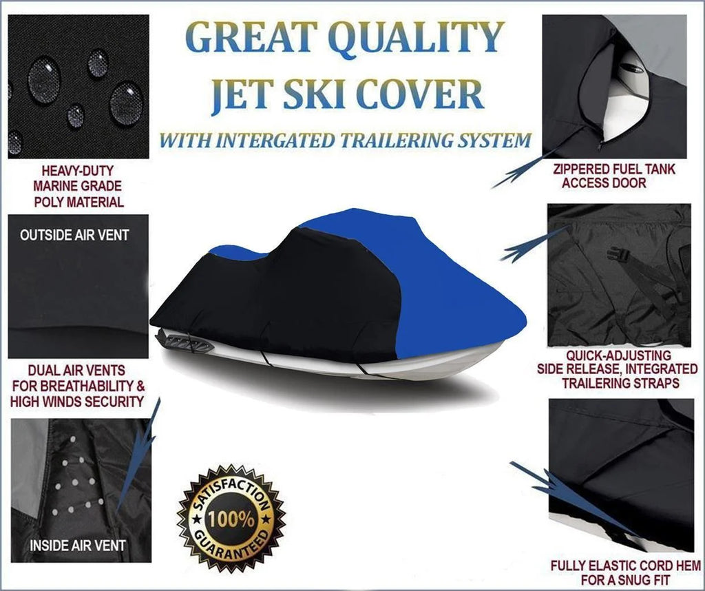 Heavy-Duty Jet Ski PWC Watercraft Cover Y786