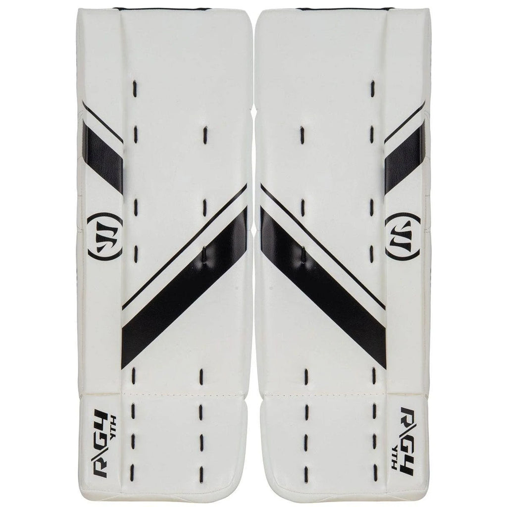 White/Black Youth Goalie Leg Pads Size 21+.5in L44101