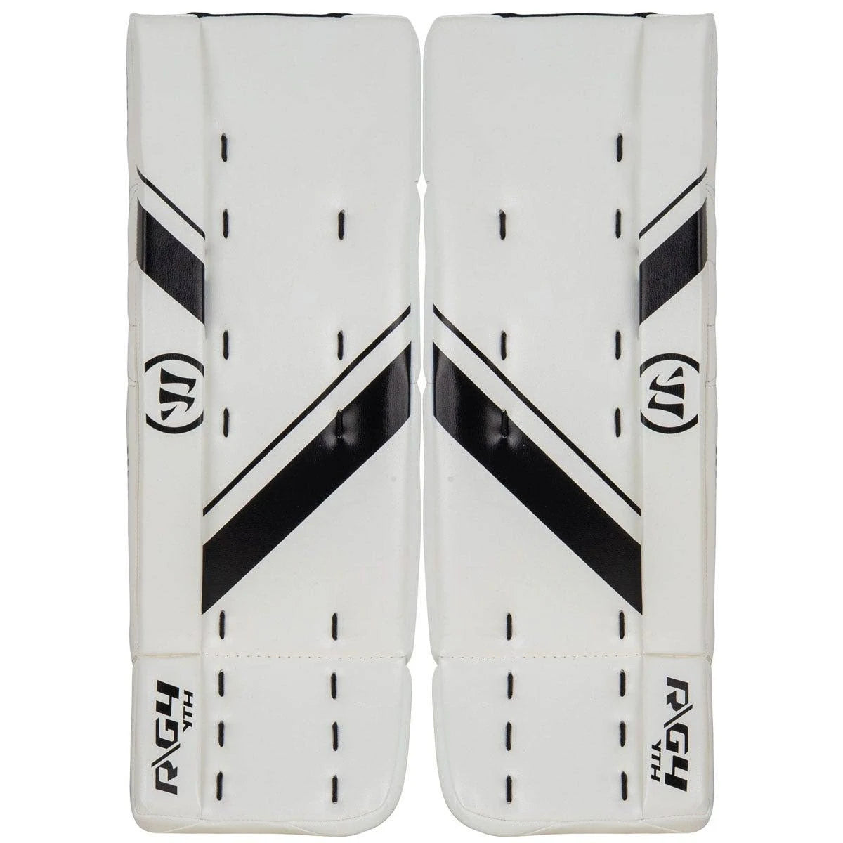 White/Black Youth Goalie Leg Pads Size 21+.5in L44101