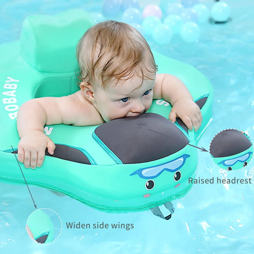 Non-Inflatable Pool Seat Float Swimming Ring with Safety Seat P5145