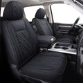 Gray Faux Leather Ram Seat Covers Full Set M180953