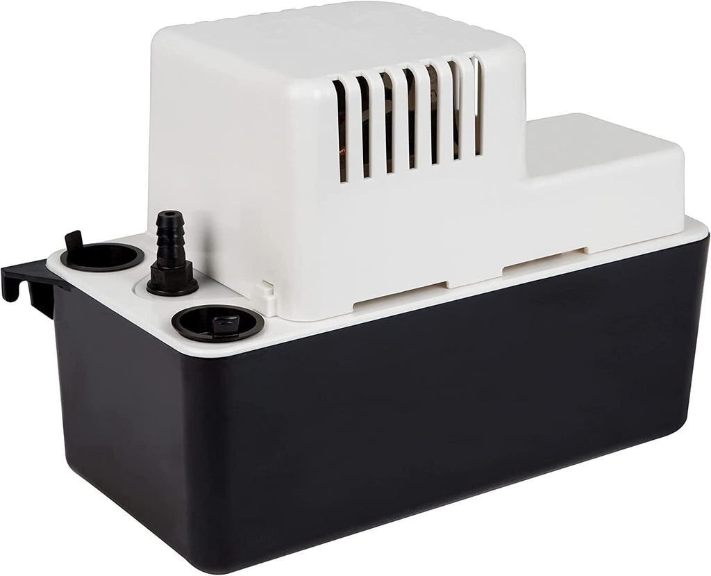 Automatic Condensate Removal Pump with Safety Switch and Tubing, White/Black, Pack of 2 V198