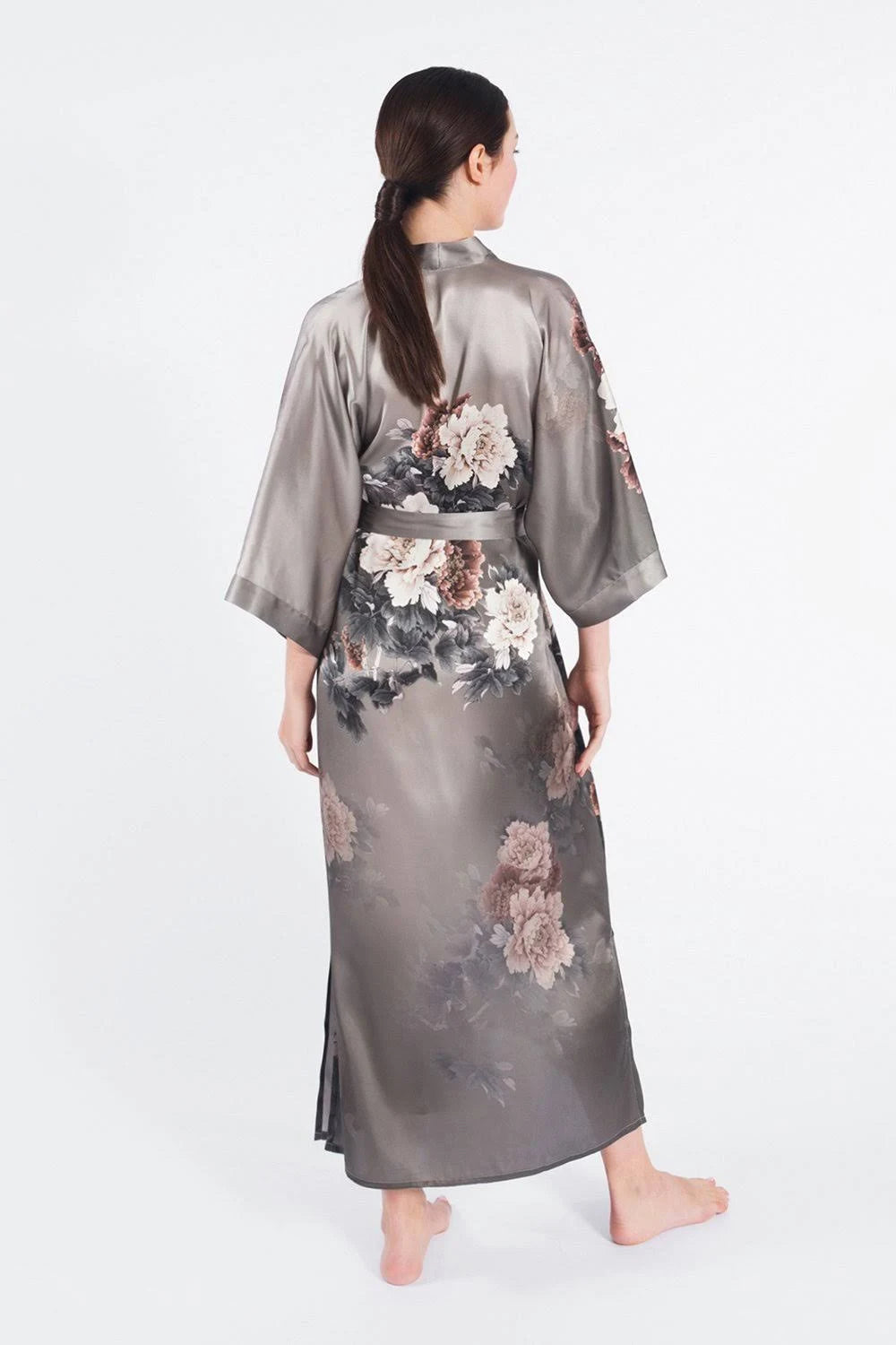 Silk Kimono Robe U9936
